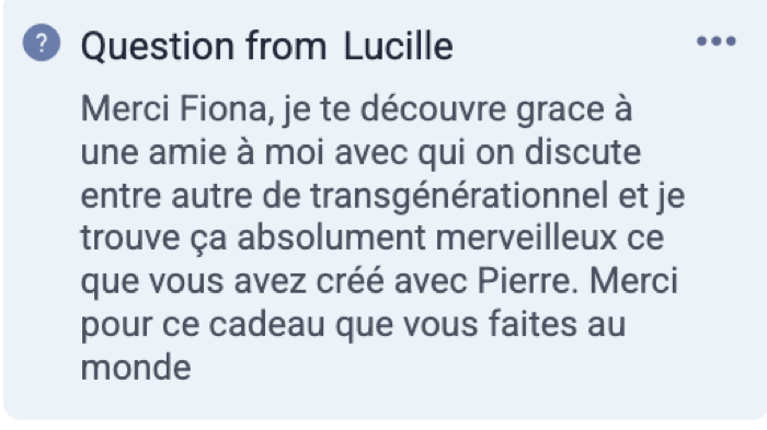 Témoignage de participant 15