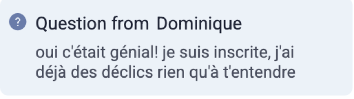 Témoignage de participant 2