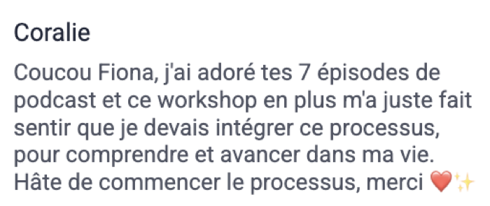 Témoignage de participant 28