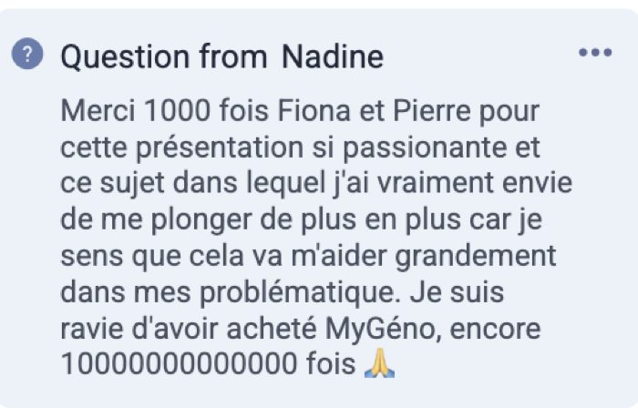 Témoignage de participant 6