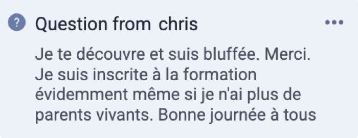 Témoignage de participant 9
